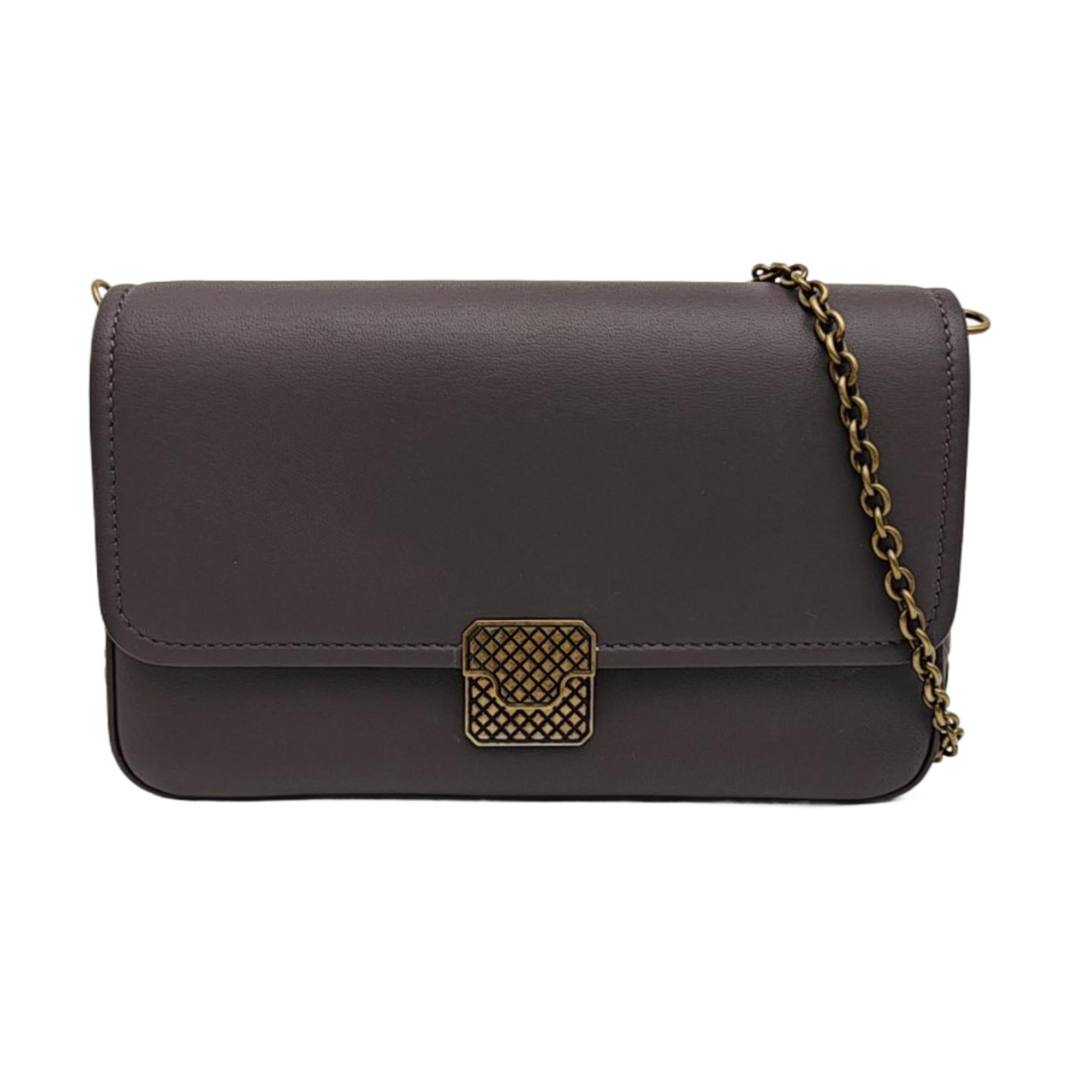 Lambskin Shoulder Bag Purple