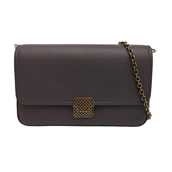 Lambskin Shoulder Bag Purple