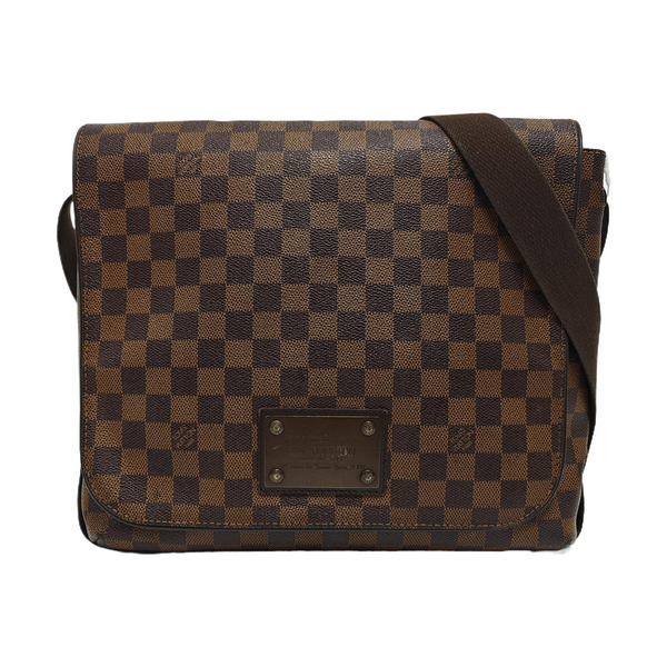 BROOKLYN Damier Ebene Coated Canvas Brown