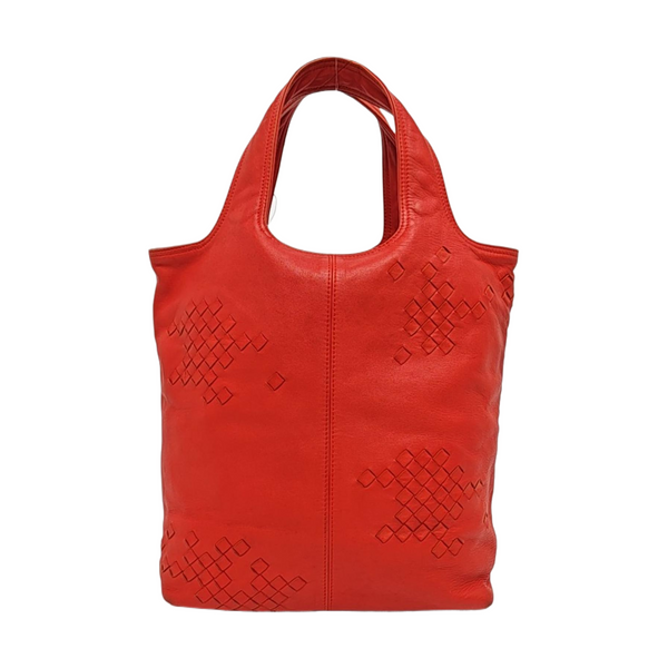 Calfskin Tote Bag Red