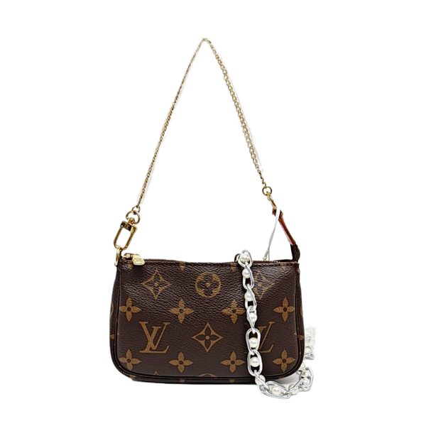 ACCESSOIRES Mini Monogram Coated Canvas Brown