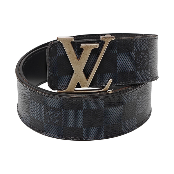 Coated Canvas Belt Blue
