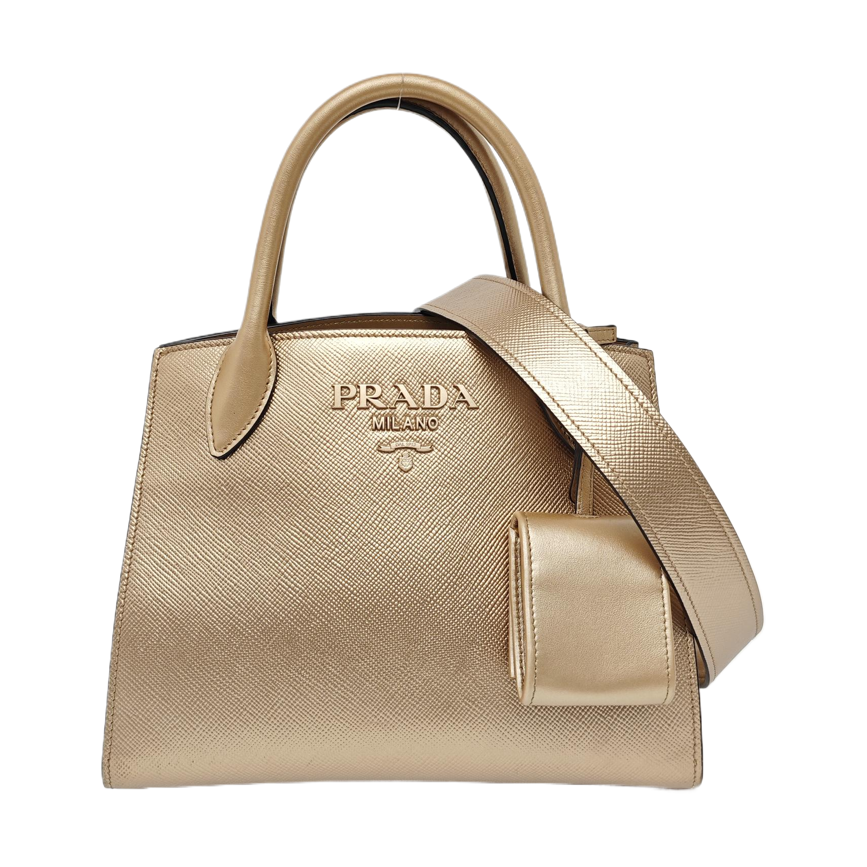 Calfskin Shoulder Bag Beige