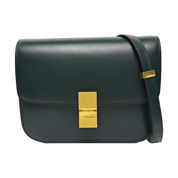 CLASSIC BOX Medium Calfskin Green