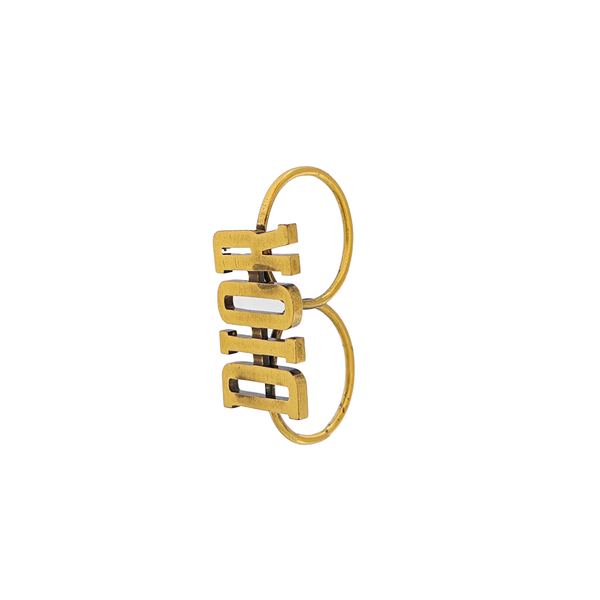 Metal Gold Ring EU 51