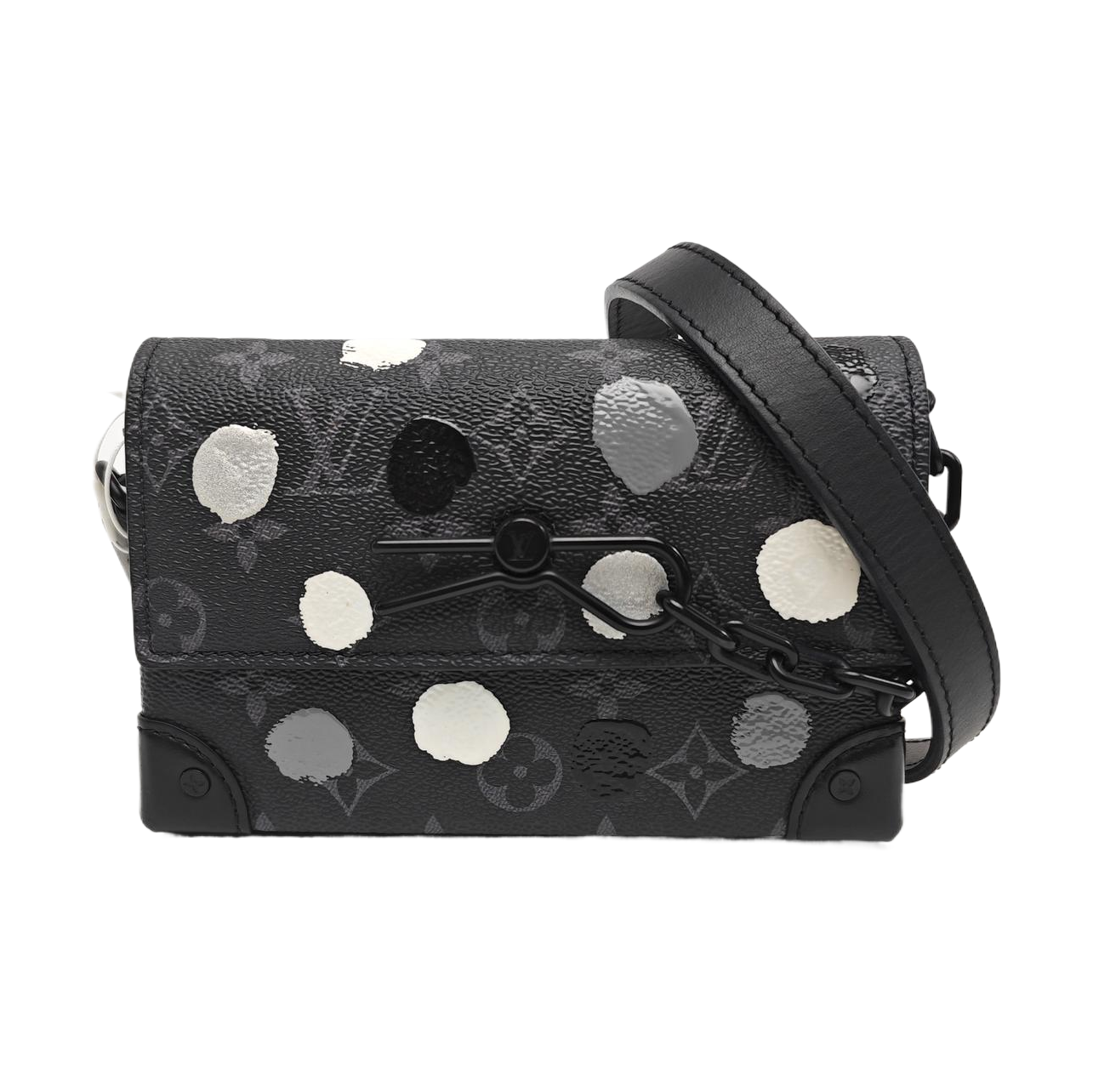 STEAMER Mini Monogram Coated Canvas Black