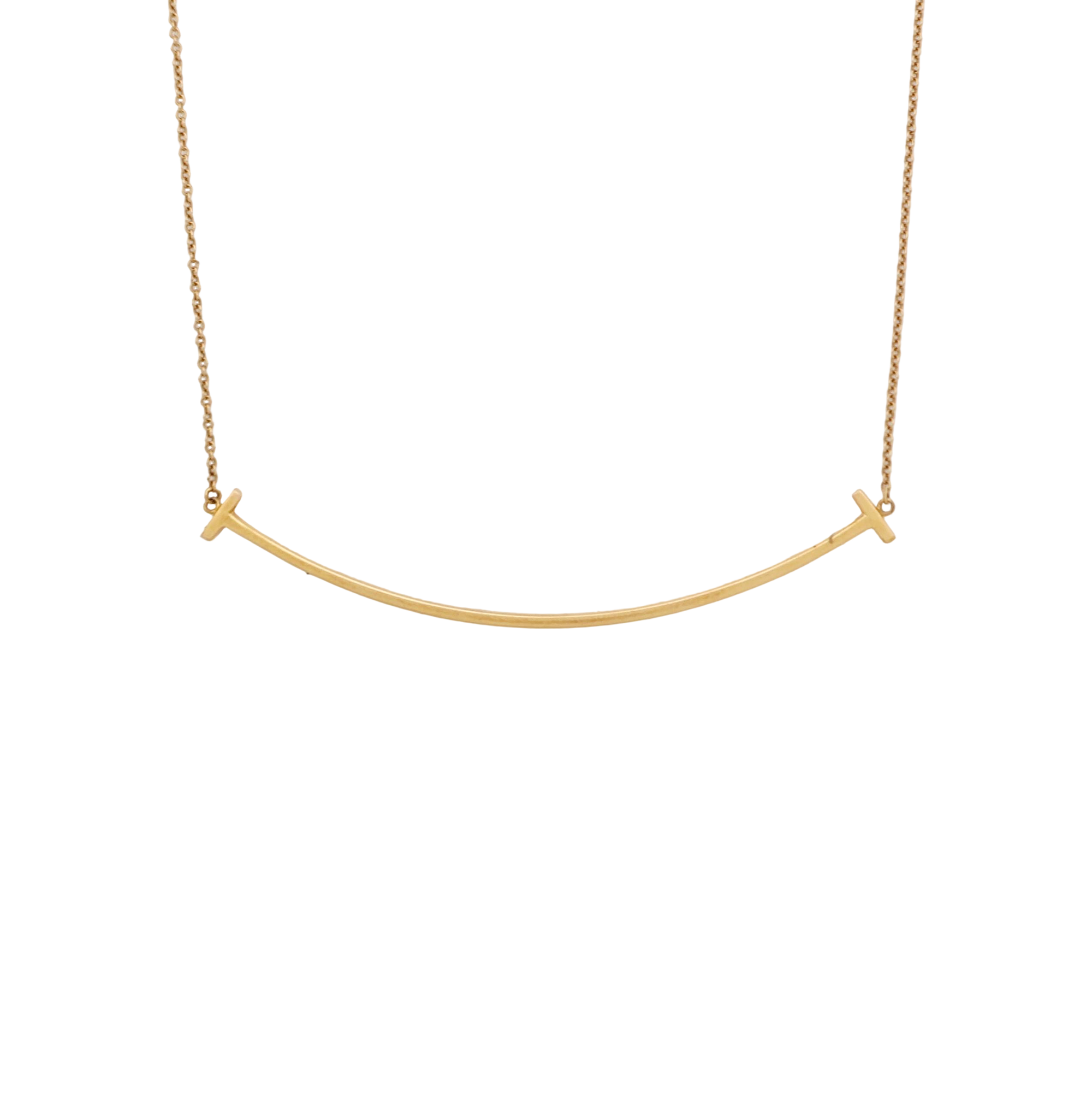 Tiffany T 18k Rose Gold Necklace
