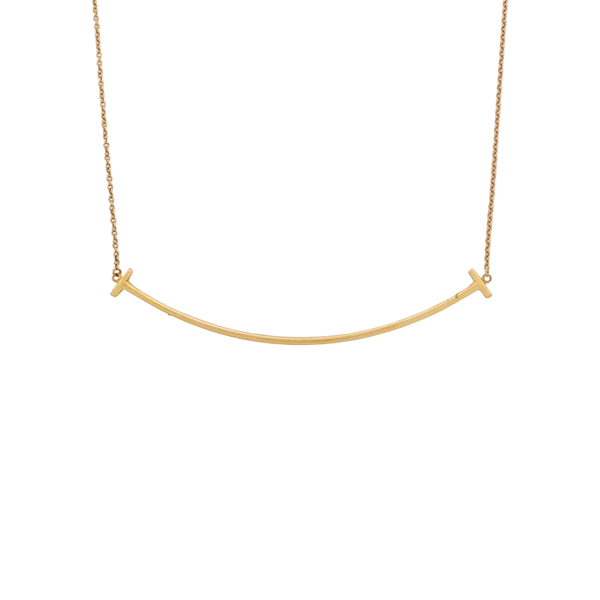 Tiffany T 18k Rose Gold Necklace