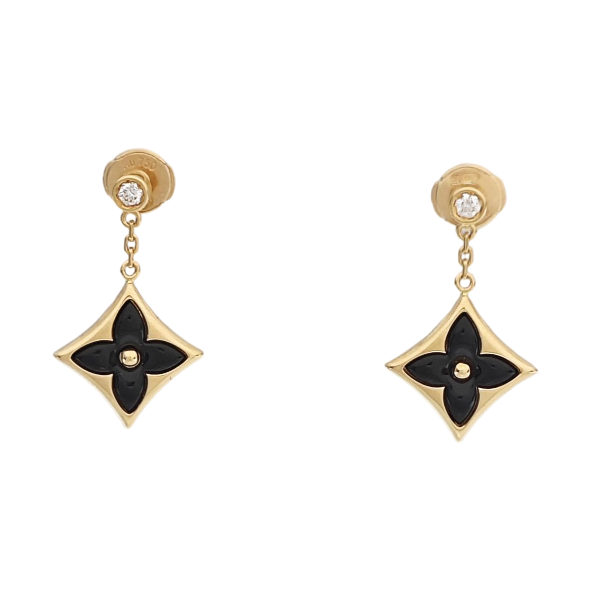 COLOR BLOSSOM 18k Gold Rose Gold Stud Earrings