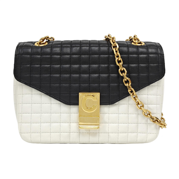 C Medium Quilted Calfskin Multicolor