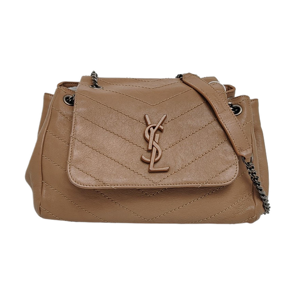 NOLITA Small Chevron Lambskin Beige