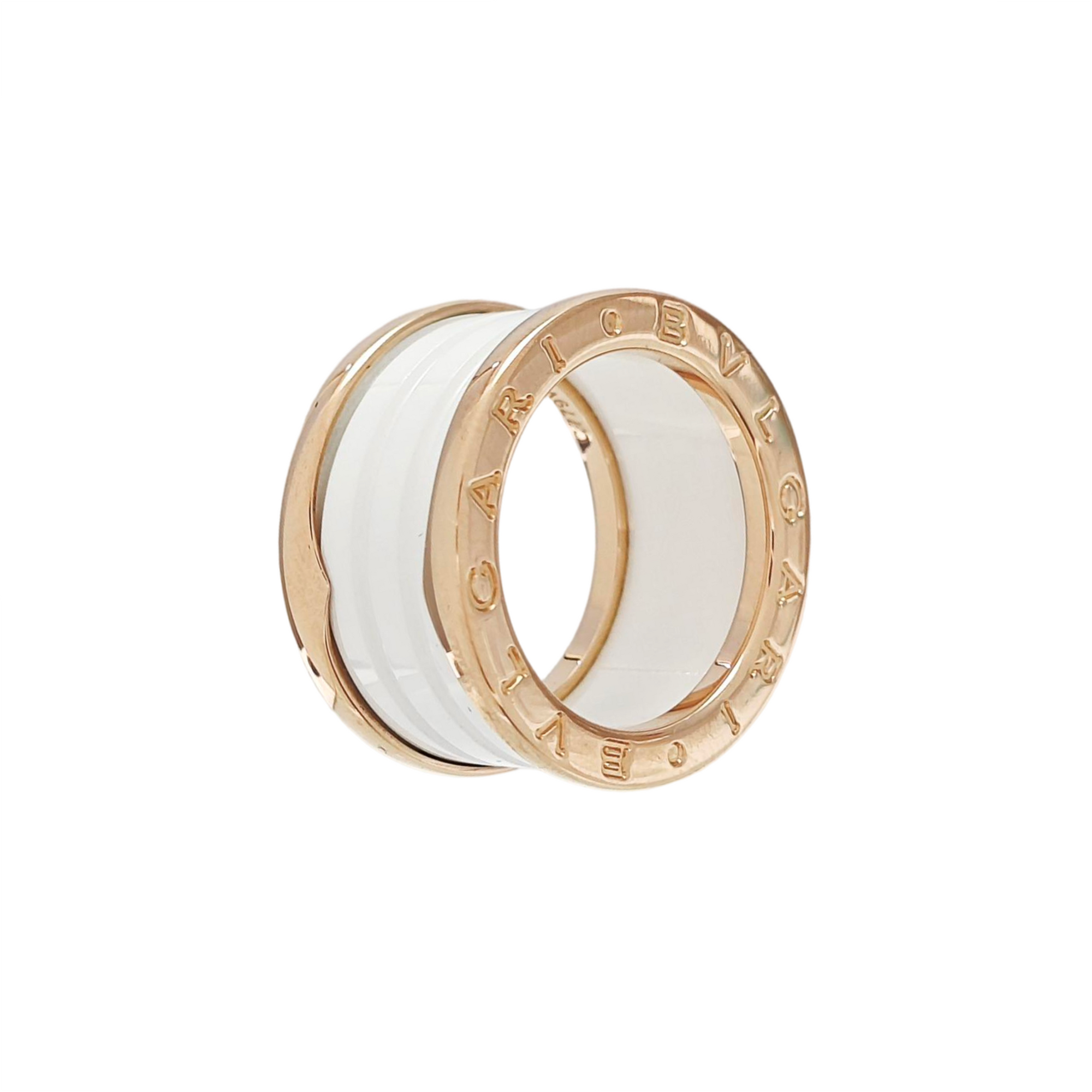 B.ZERO1 18k Rose Gold Ring EU 51