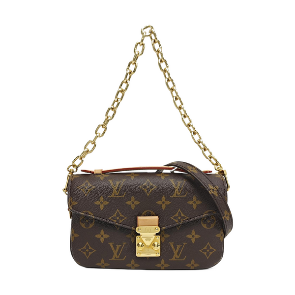 MÉTIS EAST WEST Monogram Coated Canvas Brown