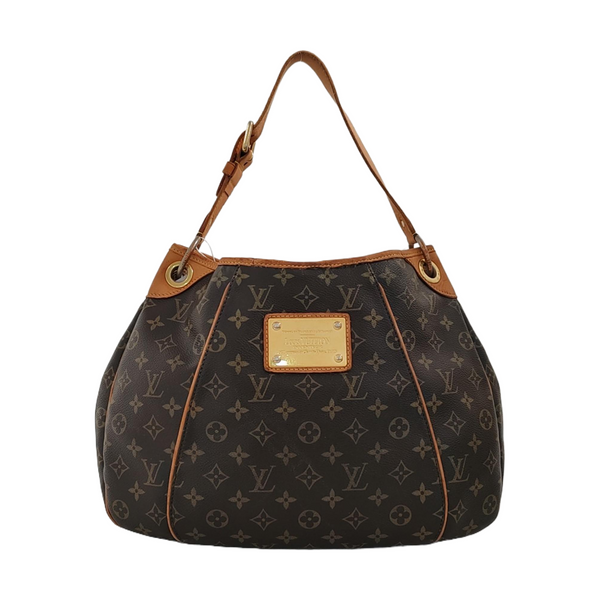 GALLIERA PM Monogram Coated Canvas Brown