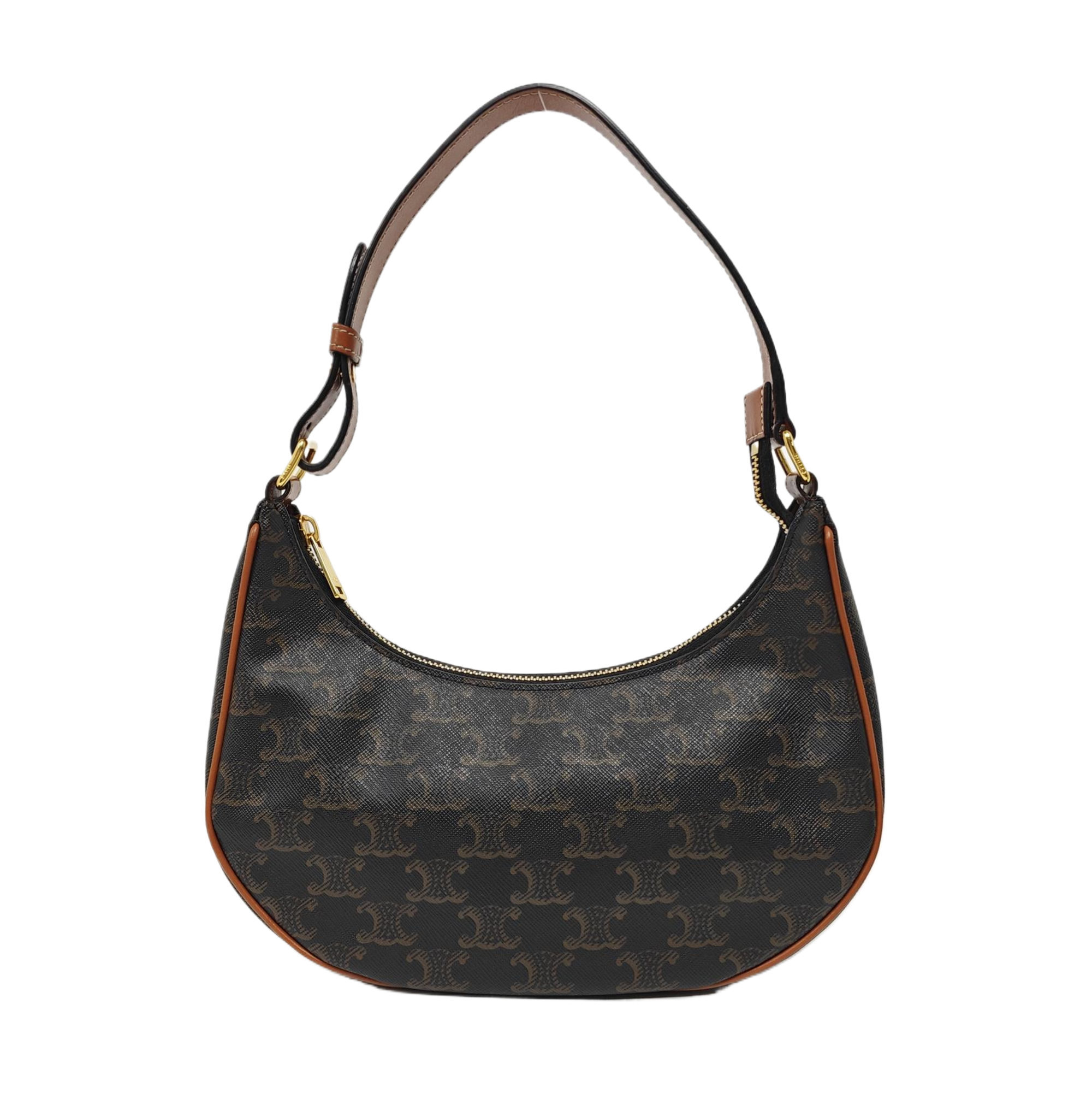 Authenticated pre-owned  AVA Coated Canvas Brown - Shoulder Bag at Looply