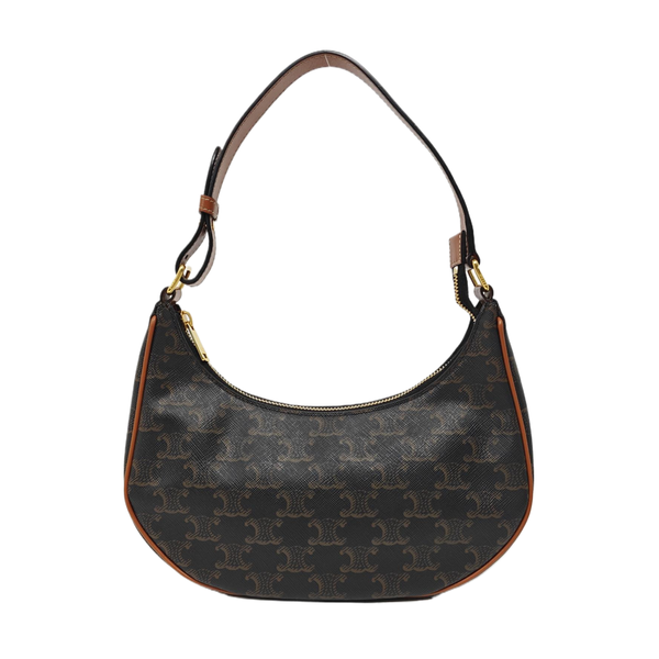Authenticated pre-owned  AVA Coated Canvas Brown - Shoulder Bag at Looply