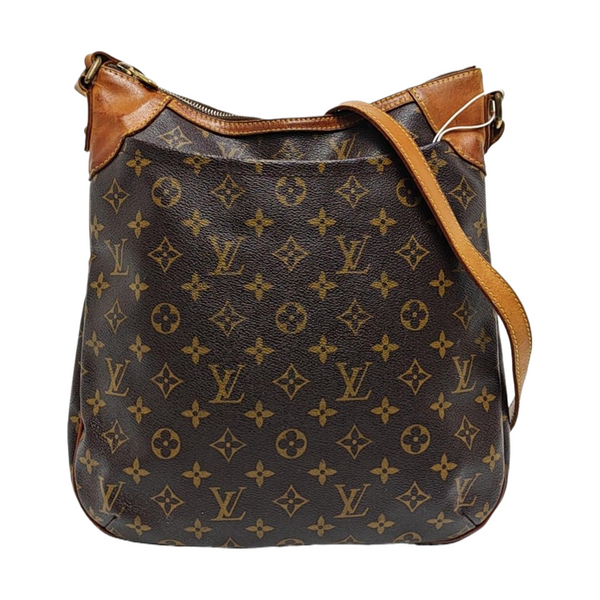 ODEON Monogram Coated Canvas Brown