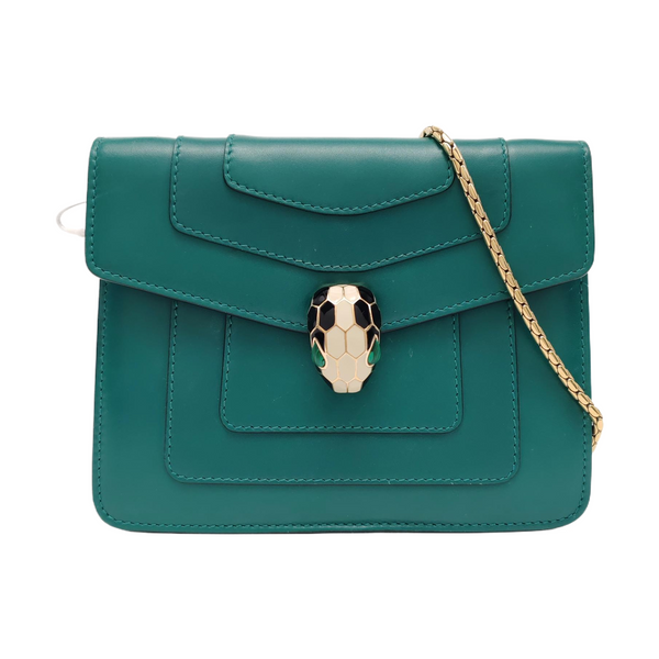 SERPENTI FOREVER Small Calfskin Green