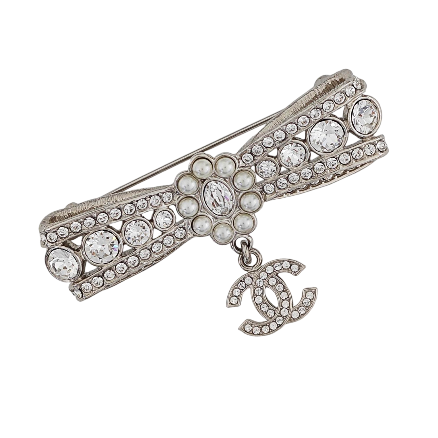 Metal Silver Brooch