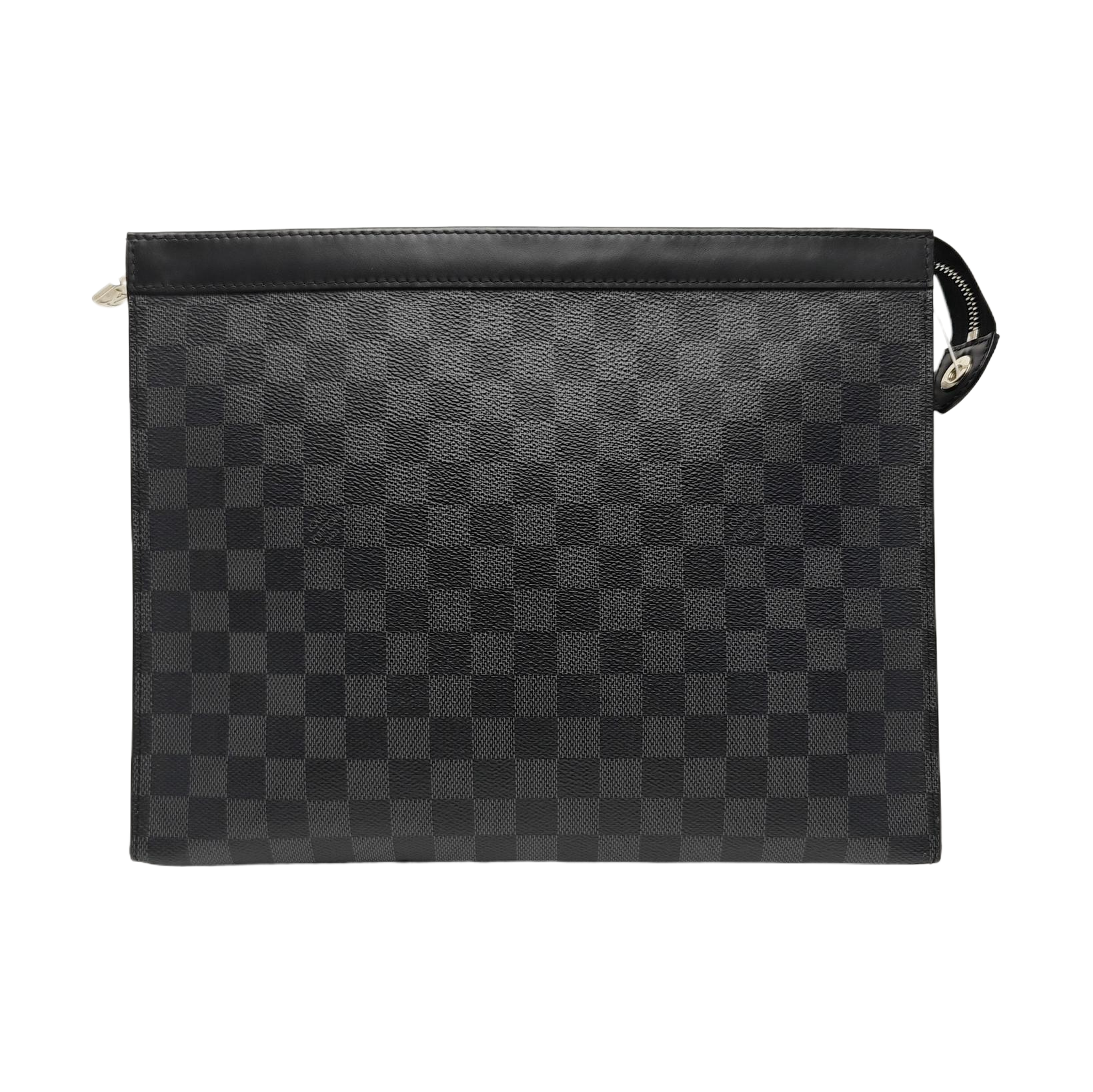 Pochette Voyag GM Damier Graphite Coated Canvas Gray