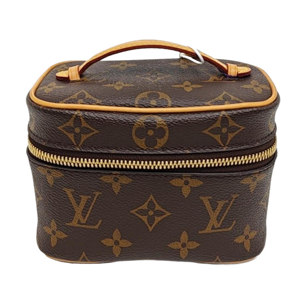 NICE Super Mini Monogram Coated Canvas Brown