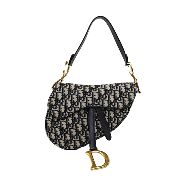 Saddle Mini Oblique Fabric Blue