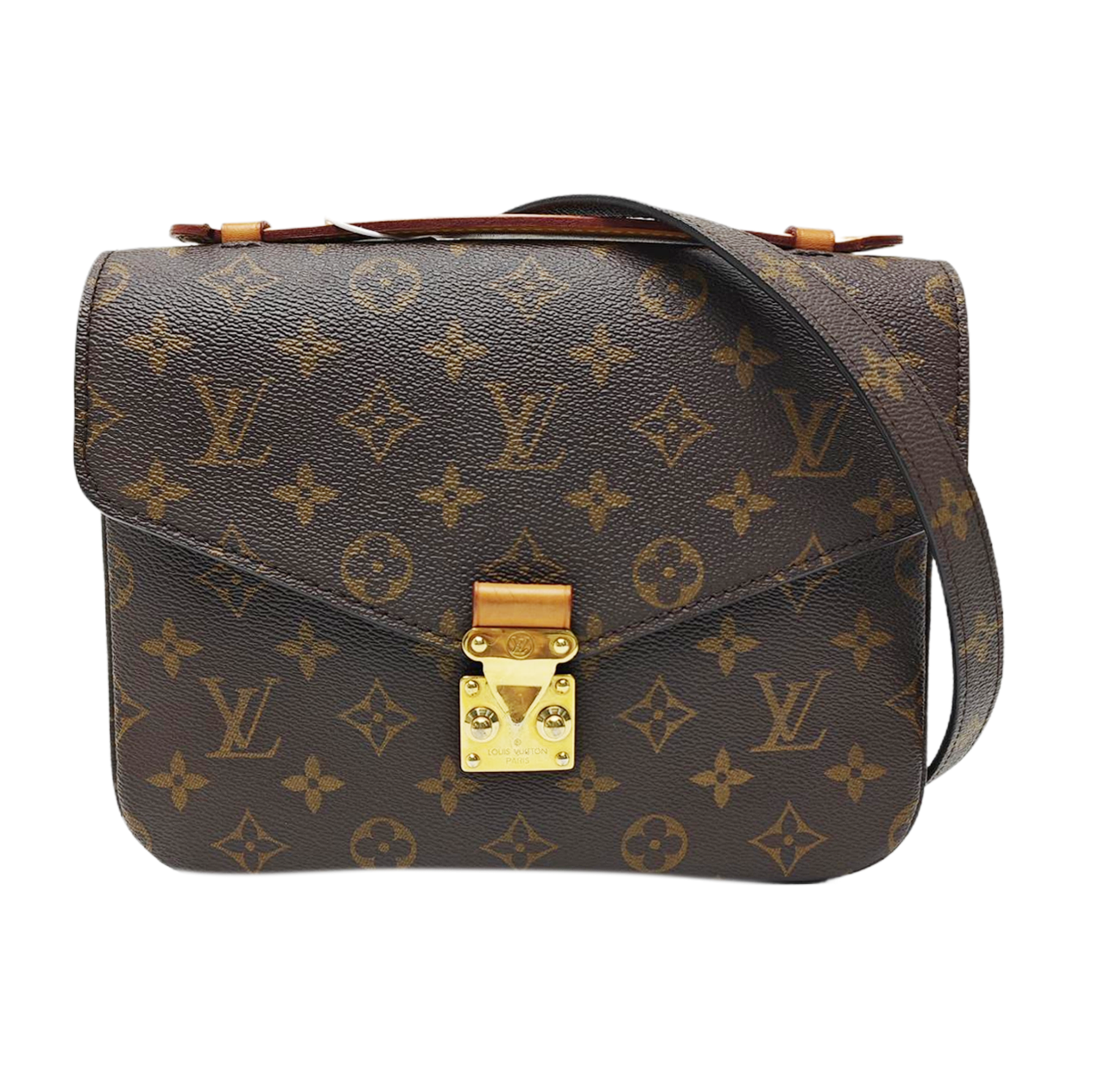 MÉTIS MM Monogram Coated Canvas Brown