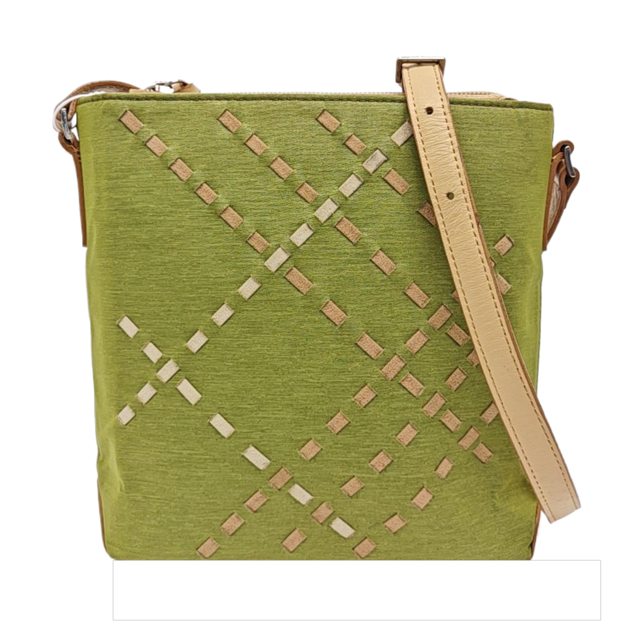 Fabric Shoulder Bag Green