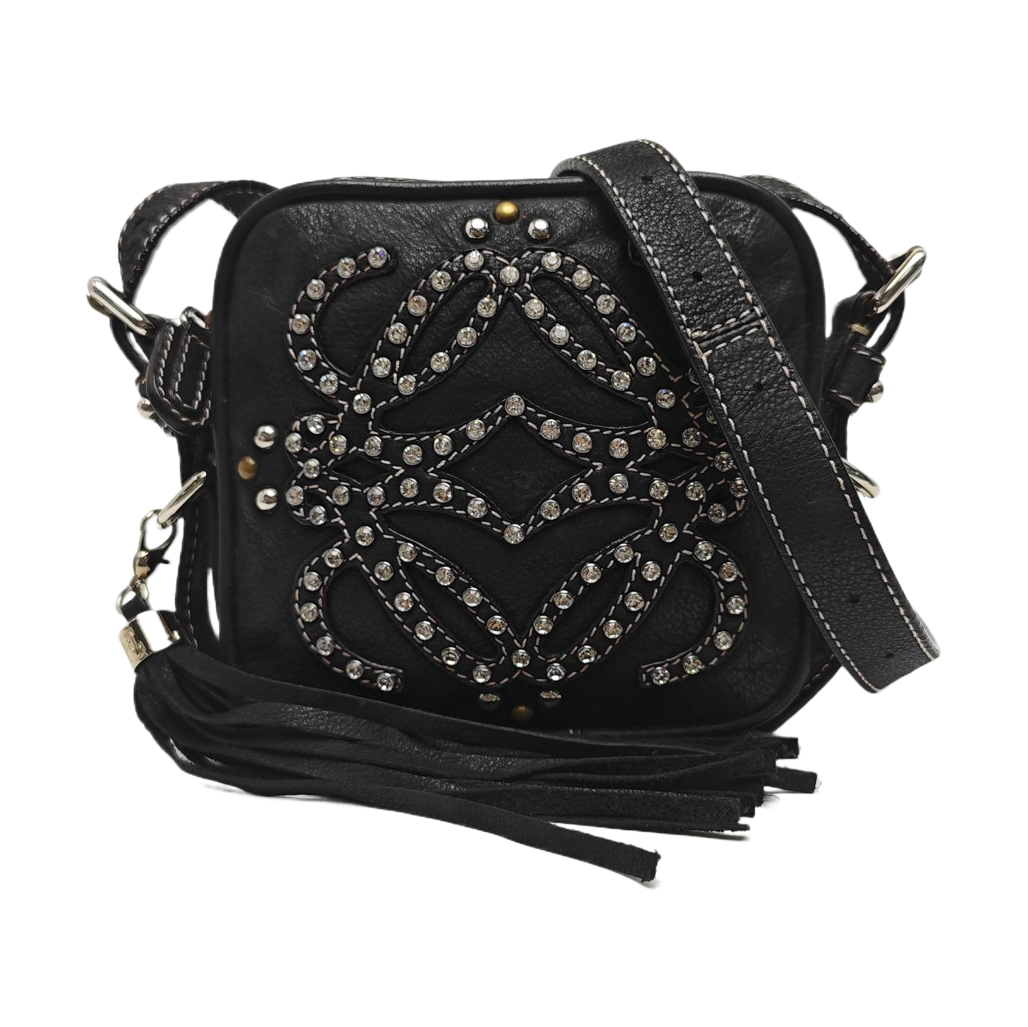 Calfskin Shoulder Bag Black