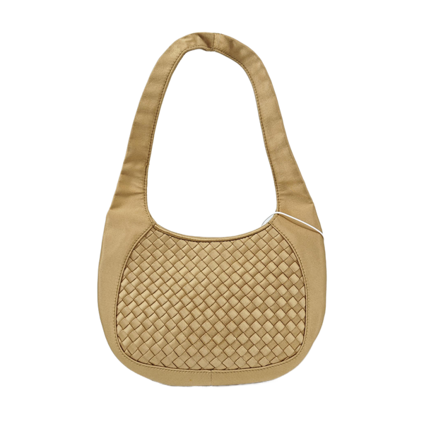 Fabric Top Handle Bag Beige