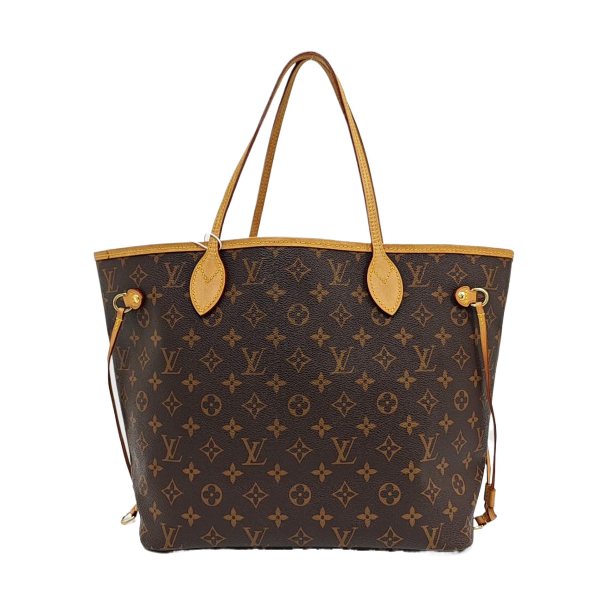 NEVERFULL MM Monogram Coated Canvas Brown