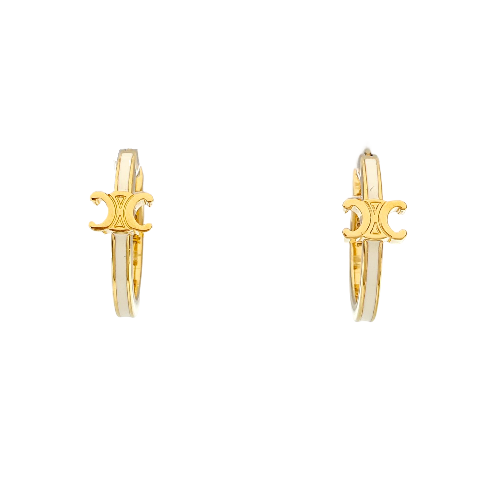 Metal Gold Stud Earrings