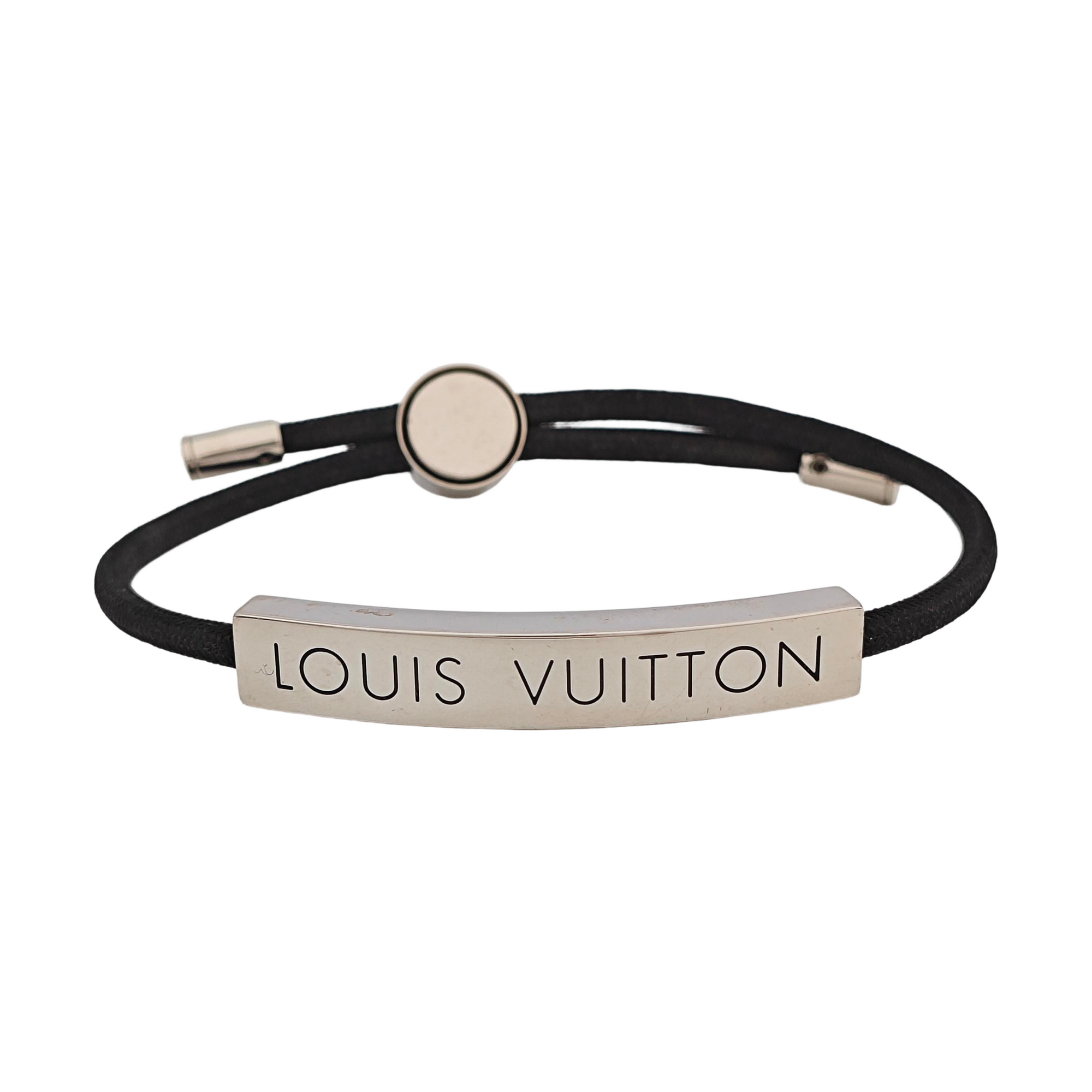 SPACE LV Metal Silver Bangle