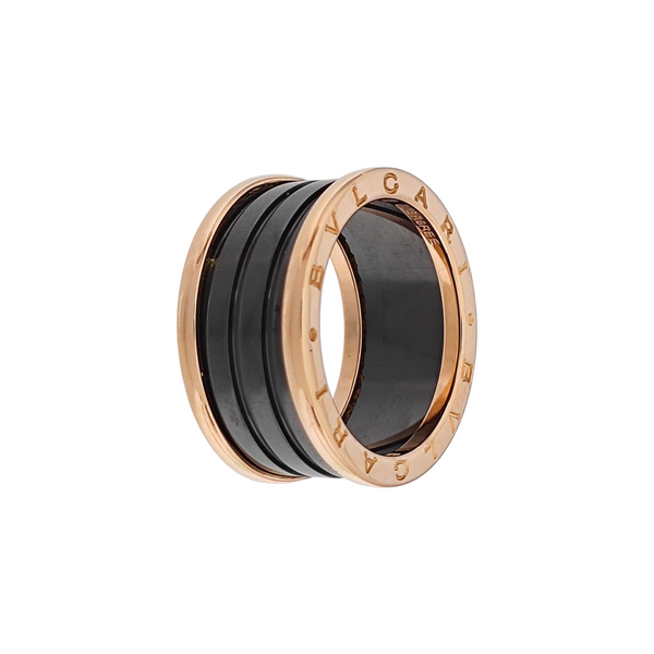 B.ZERO1 18k Rose Gold Ring EU 62