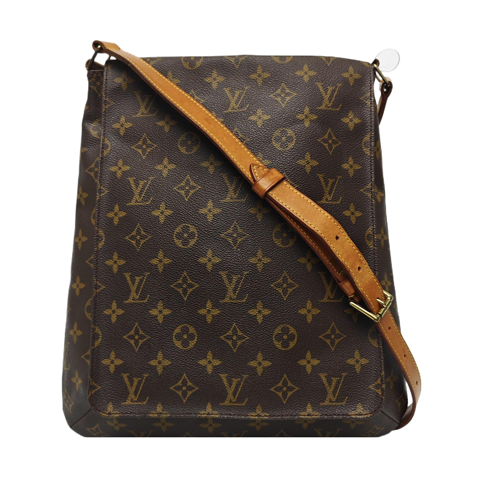 MUSETTE TANGO Monogram Coated Canvas Brown