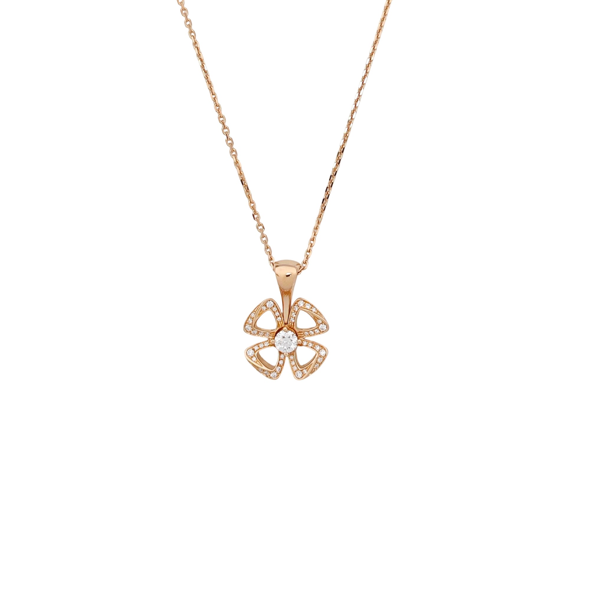 FIOREVER 18k Rose Gold Necklace