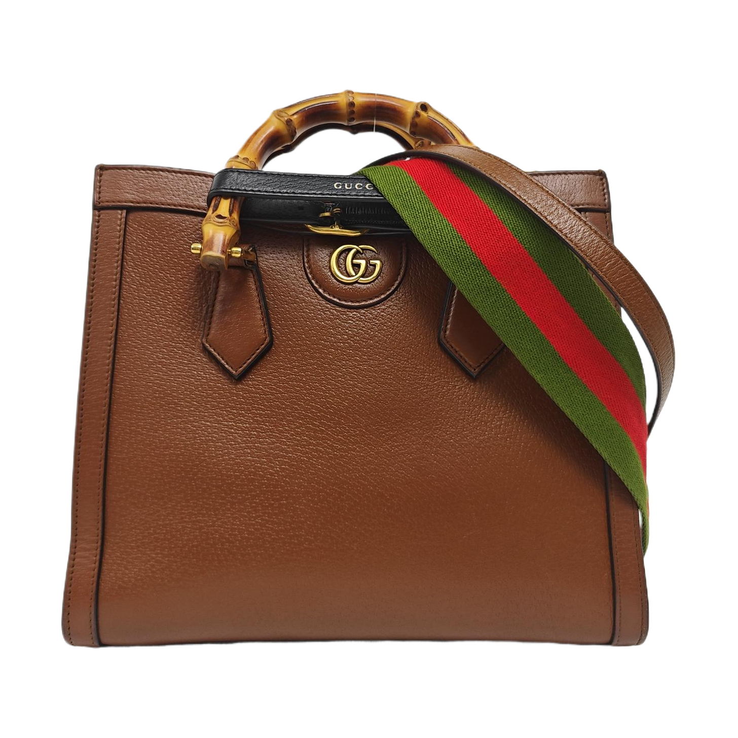 Diana Small Calfskin Brown