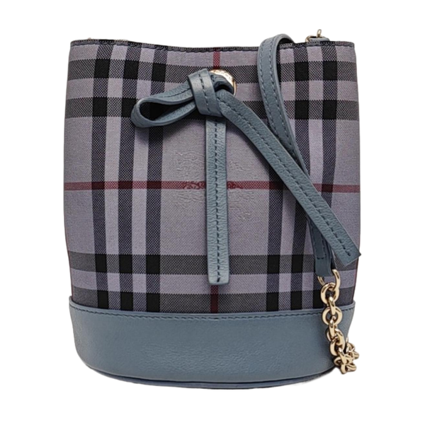 Canvas Bucket Bag Blue