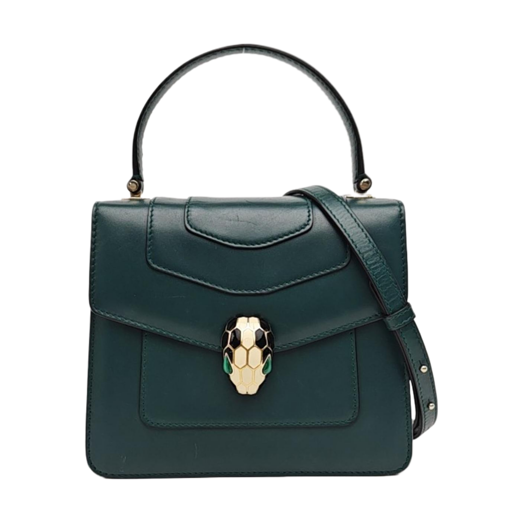 SERPENTI FOREVER Calfskin Green