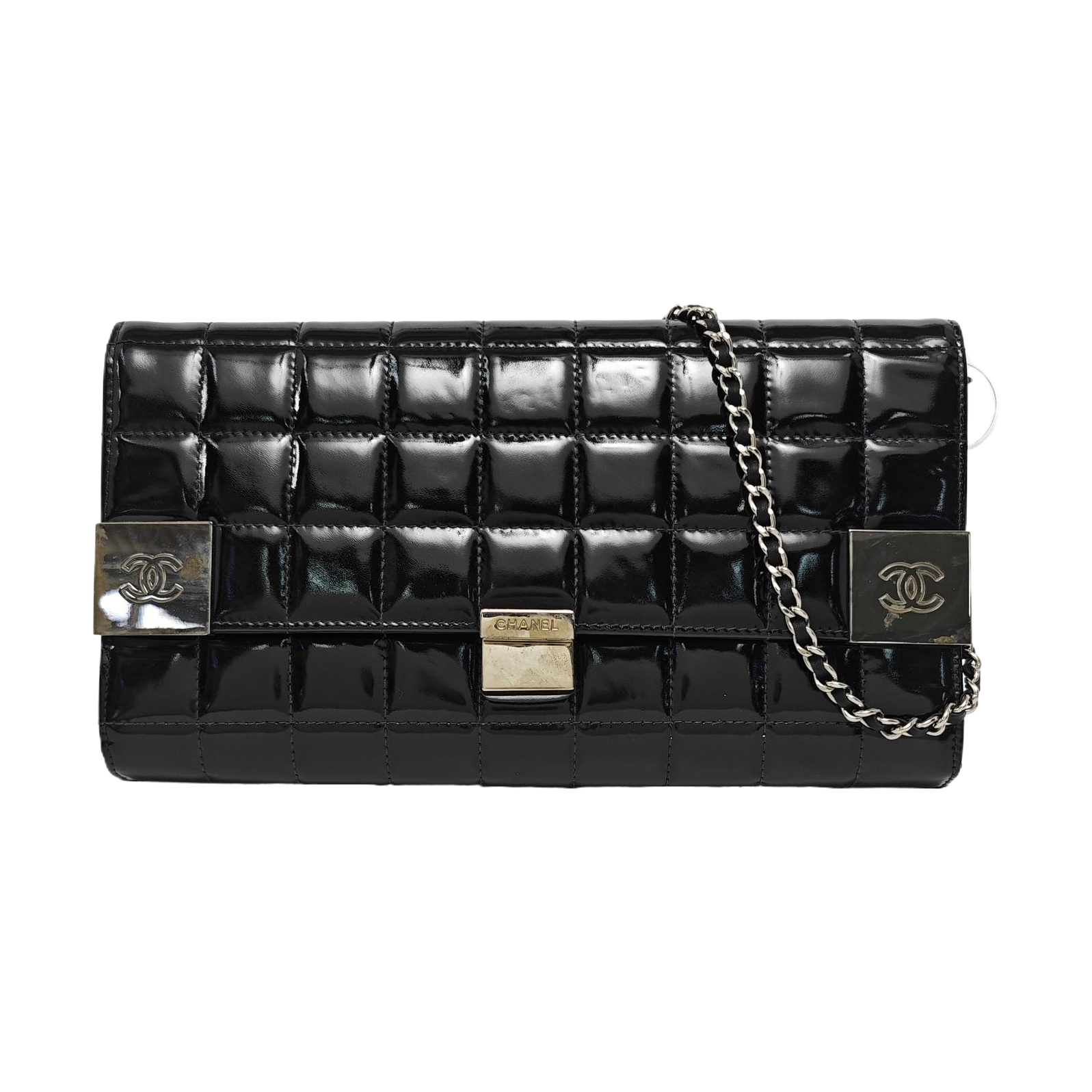 CHOCOLATE BAR Patent Leather Black