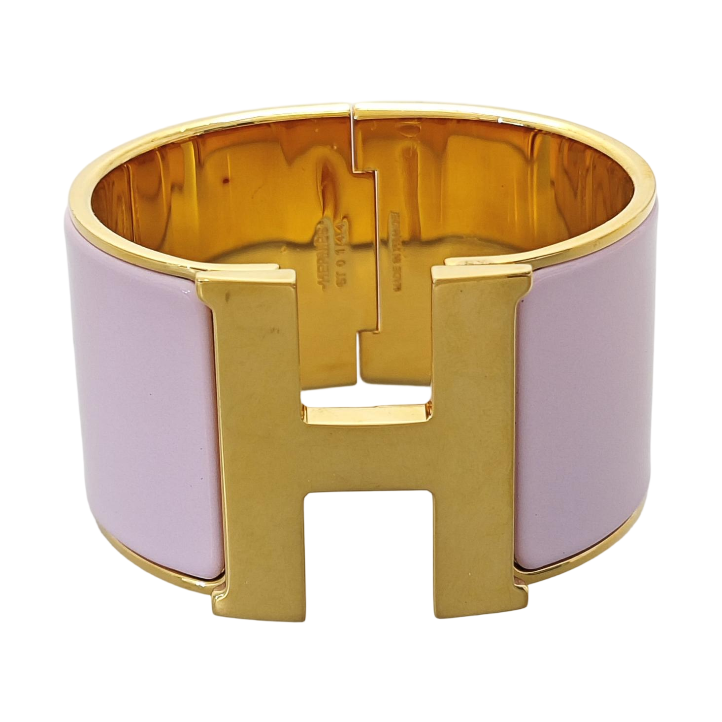 Clic H Metal Gold Bangle