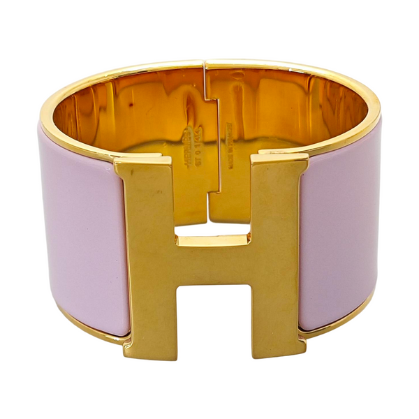 Clic H Metal Gold Bangle