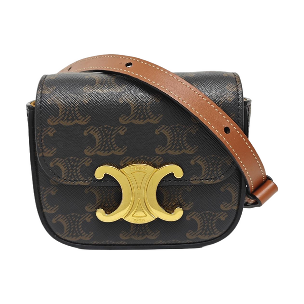 TRIOMPHE Mini Coated Canvas Black