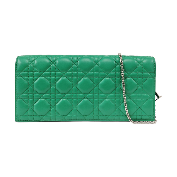 Lady Dior Medium Quilted Lambskin Green
