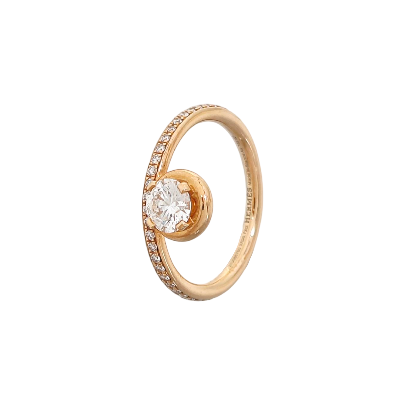 18k Rose Gold Ring EU 52
