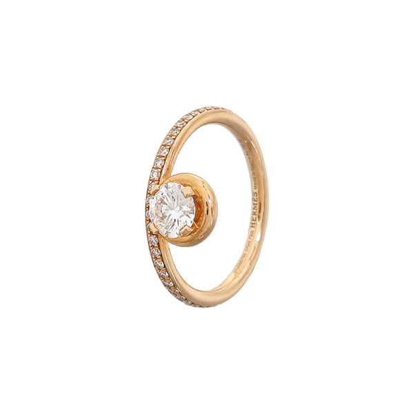 18k Rose Gold Ring EU 52