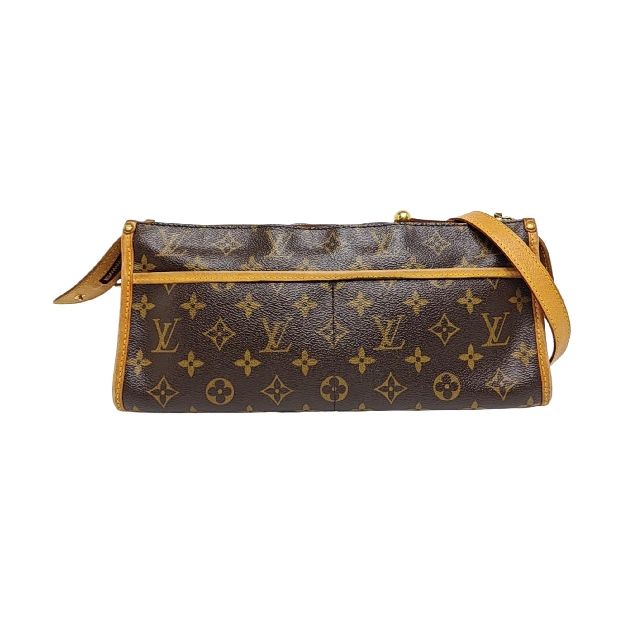 POPINCOURT Monogram Coated Canvas Brown