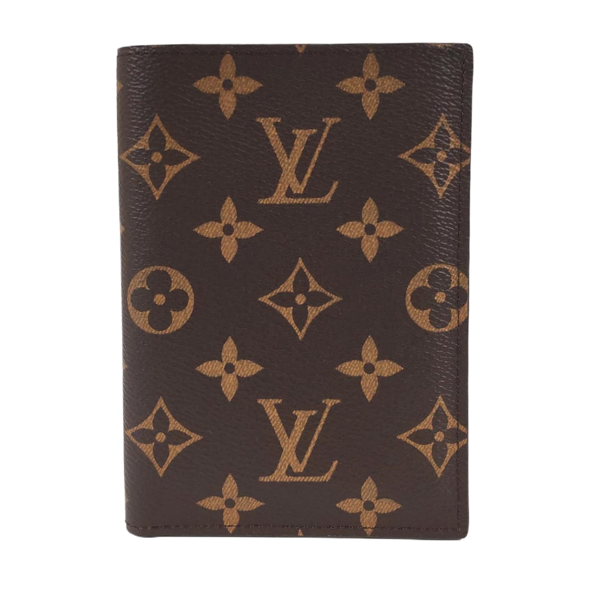 Monogram Coated Canvas Wallet Brown