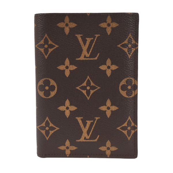 Monogram Coated Canvas Wallet Brown