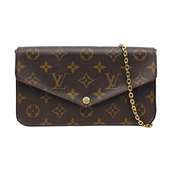 FÉLICIE Monogram Coated Canvas Brown